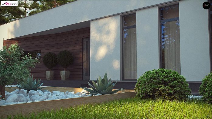 Проект дома Ux80 - 7 Одноэтажные дома в Киеве