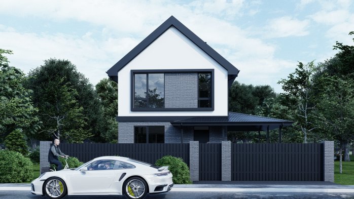 Проєкт будинку DBT 579 - дома у Києві