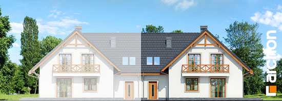 Проект дома Дом под фисташковым деревом 2(Б) вер.2 - 6 С мансардным этажом дома в Киеве