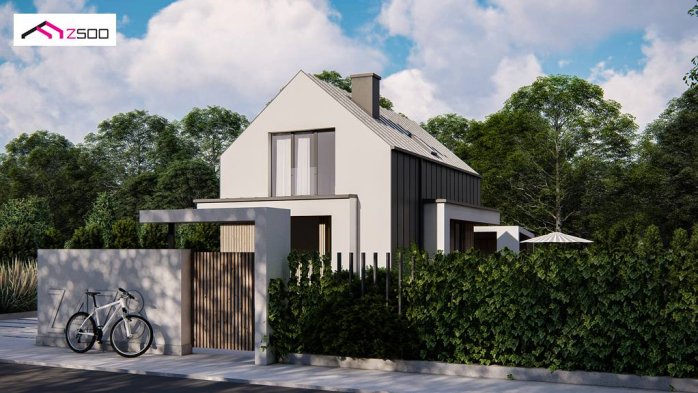 Проект дома U478 - 2 С мансардным этажом дома в Киеве