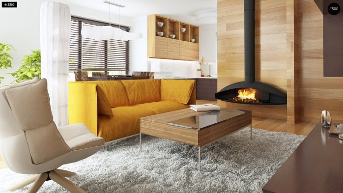 Проект дома U101 D GL - 3 С мансардным этажом дома в Киеве