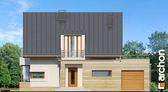 Проект дома Дом в кардамоне вер.2 - 3 С мансардным этажом дома в Киеве