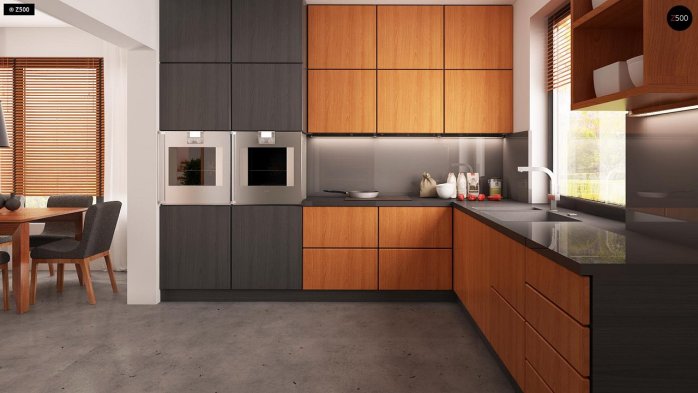 Проект дома U114 - 9 С мансардным этажом дома в Киеве