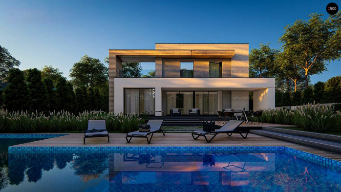 Проект дома Ux31 - 9 Двухэтажные дома в Киеве