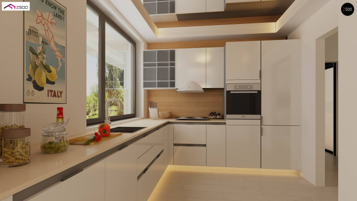 Проект дома U259 - 5 Одноэтажные дома в Киеве