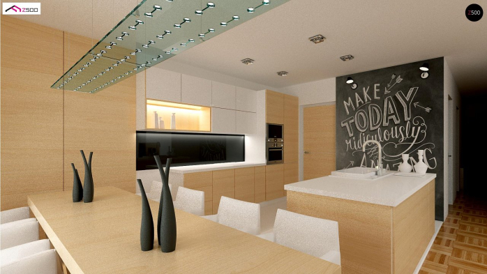 Проект дома U348 - 9 Одноэтажные дома в Киеве