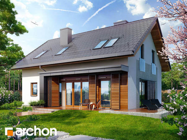 Проект дома Дом в годециях - 1 С мансардным этажом дома в Киеве