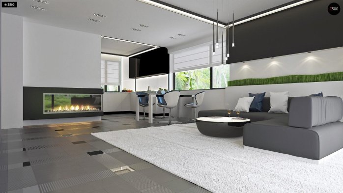 Проект дома U273 a - 9 Одноэтажные дома в Киеве