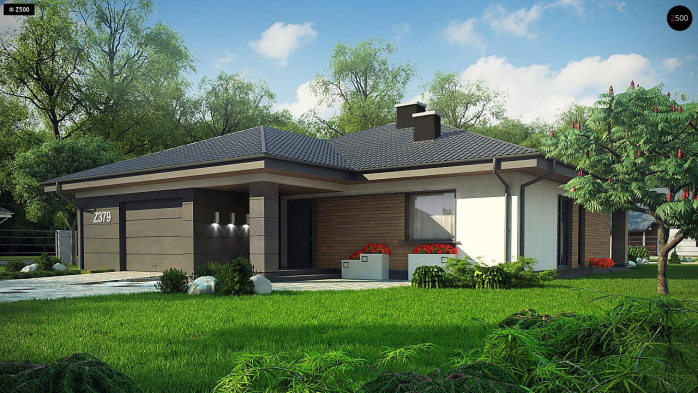 Проект дома U379 - 1 Одноэтажные дома в Киеве