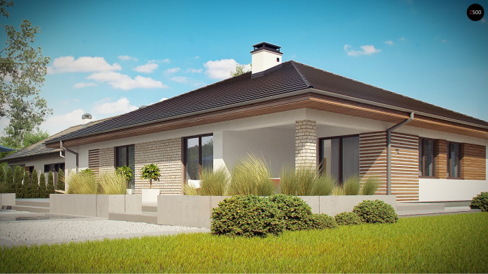 Проект дома U301 S - 4 Одноэтажные дома в Киеве