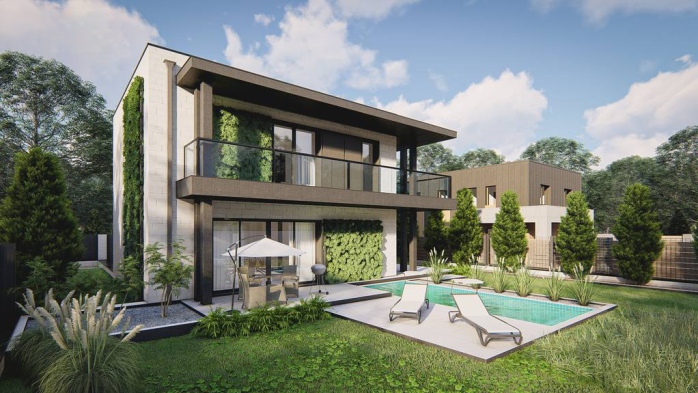 Проект дома Ux174 - 5 Двухэтажные дома в Киеве