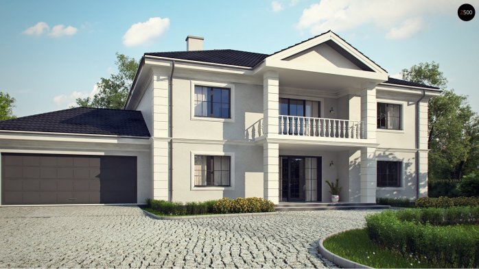 Проект дома Ux113 - 3 Двухэтажные дома в Киеве