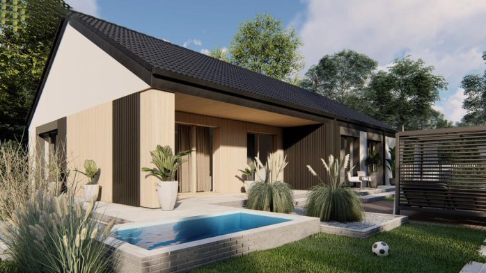 Проект дома U520 - 7 Одноэтажные дома в Киеве