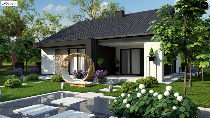 Проект дома U460 - 1 Одноэтажные дома в Киеве