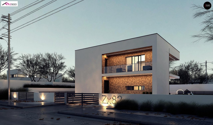 Проект дома Ux82 - 2 Двухэтажные дома в Киеве