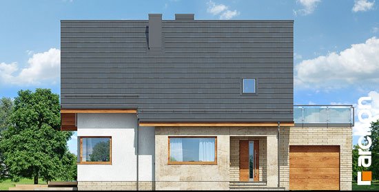 Проект дома Дом в ариземах - 3 С мансардным этажом дома в Киеве