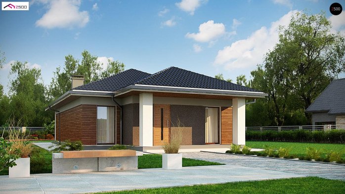 Проєкт будинку U366 - Одноповерхові дома у Києві