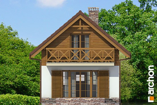 Проект дома Летний домик в крокусах вер.2 - 6 С мансардным этажом дома в Киеве