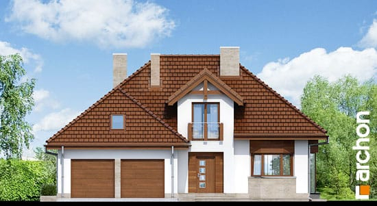 Проект дома Дом в калатеях 2 (П) вер.2 - 3 С мансардным этажом дома в Киеве