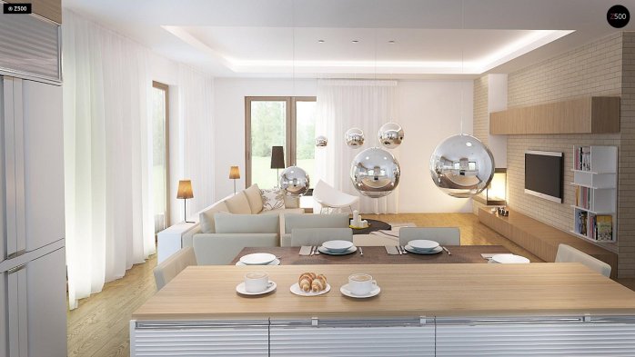 Проект дома U301 - 22 Одноэтажные дома в Киеве