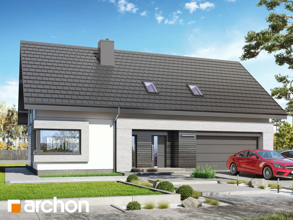 Проект дома Дом в гвоздиках (Г2) - 1 С мансардным этажом дома в Киеве