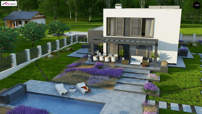 Проект дома Ux91 - 5 Двухэтажные дома в Киеве