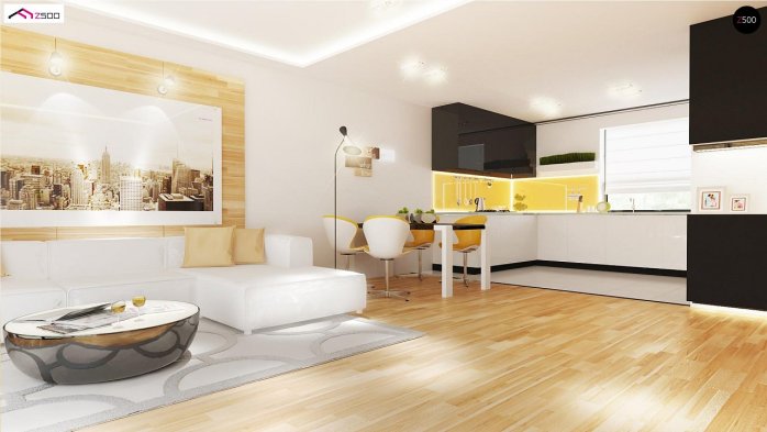 Проєкт будинку U98 WP GP2 - Одноповерхові дома у Києві