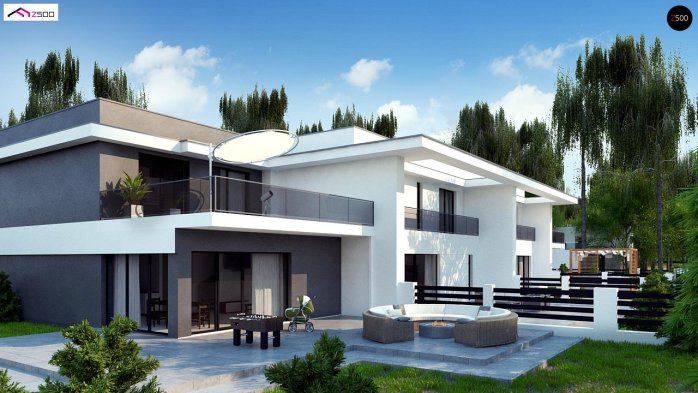 Проект дома Ub27 - 6 Двухэтажные дома в Киеве