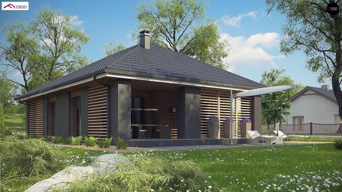 Проект дома U327 - 7 Одноэтажные дома в Киеве