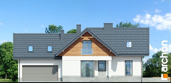 Проект дома Дом в помело (П) - 3 С мансардным этажом дома в Киеве