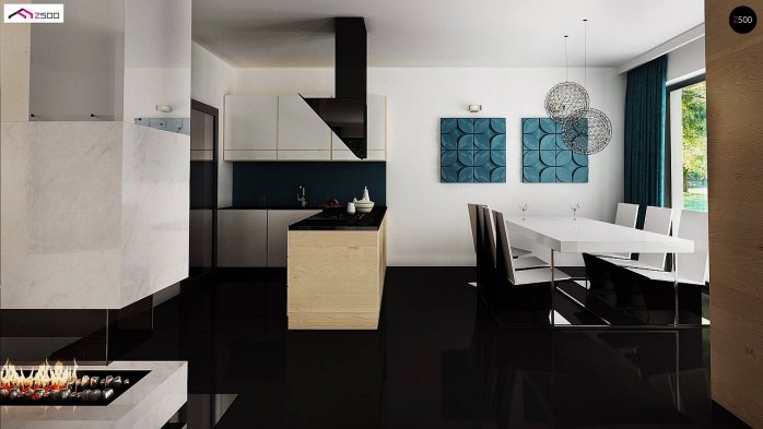 Проект дома Ux151 - 11 Двухэтажные дома в Киеве