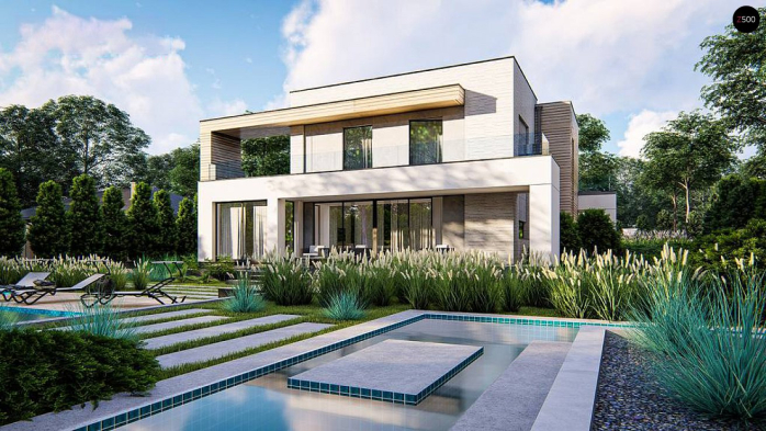 Проект дома Ux31 - 2 Двухэтажные дома в Киеве