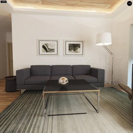 Проект дома Ux105 B - 7 Одноэтажные дома в Киеве