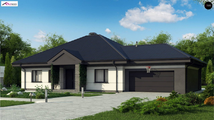 Проект дома U86 A - 1 Одноэтажные дома в Киеве