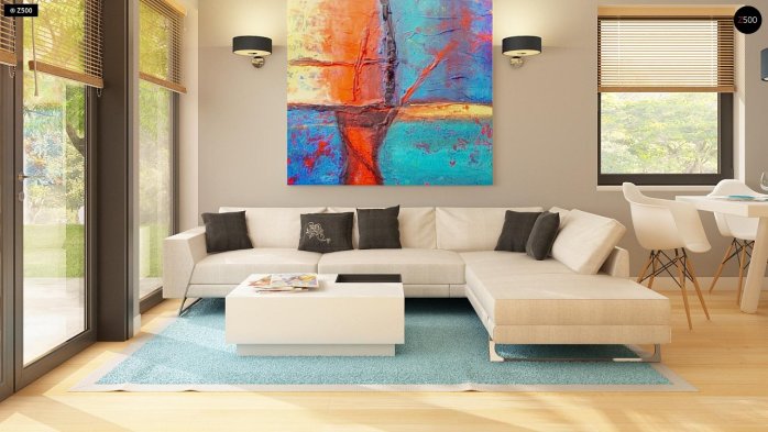 Проект дома U24 GL S - 4 Одноэтажные дома в Киеве