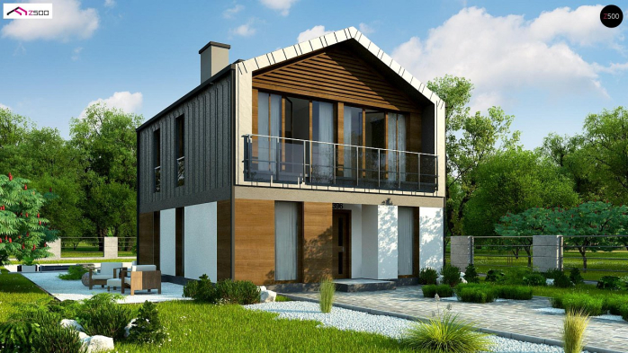 Проект дома U396 - 1 Двухэтажные дома в Киеве