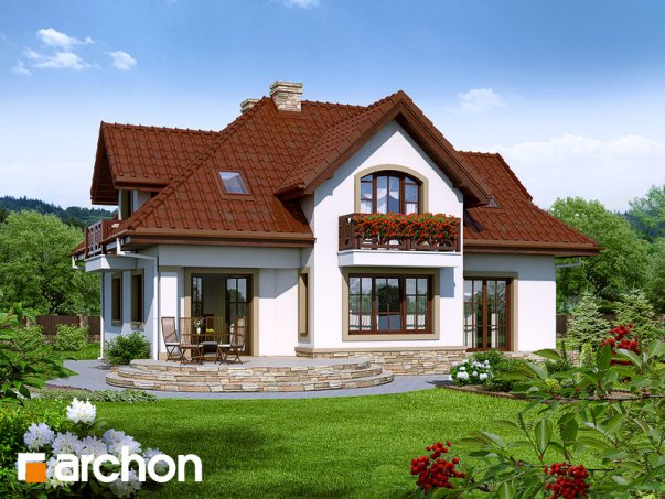 Проект дома Дом в мирабелле 2 вер.2 - 2 С мансардным этажом дома в Киеве