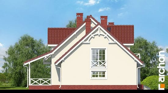 Проект дома Дом в тамарисках 4 вер.2 - 5 С мансардным этажом дома в Киеве