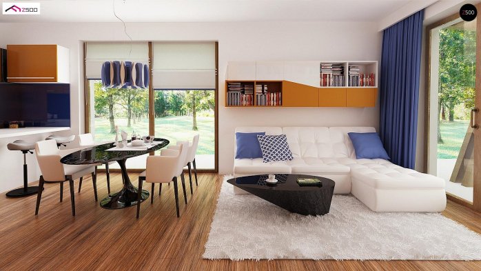 Проект дома U308 - 15 Одноэтажные дома в Киеве