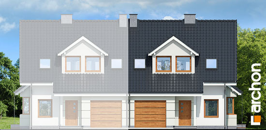 Проект дома Дом в клематисах 7 (Б) вер.3 - 3 С мансардным этажом дома в Киеве