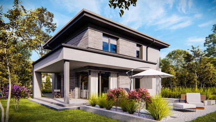 Проект дома U551 - 4 Двухэтажные дома в Киеве