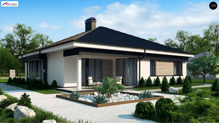 Проект дома U200 BG - 2 Одноэтажные дома в Киеве