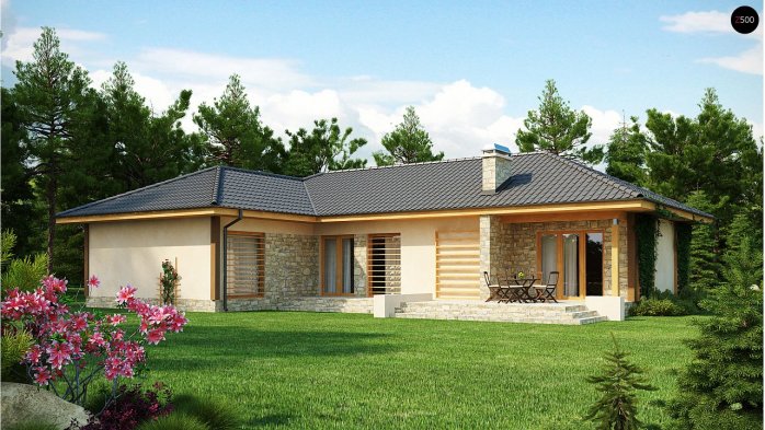 Проект дома U81 - 2 Одноэтажные дома в Киеве