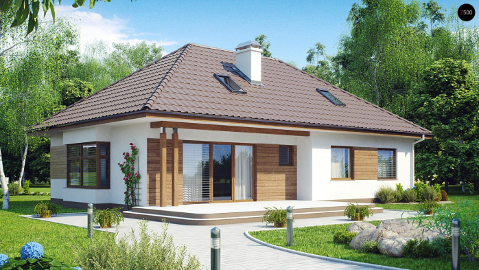 Проект дома U106 - 2 С мансардным этажом дома в Киеве