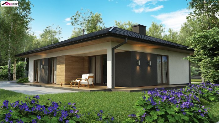 Проект дома U368 D S - 5 Одноэтажные дома в Киеве
