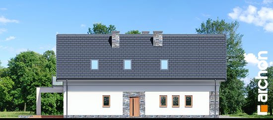 Проект дома Дом в крокосмиях (Г2) - 4 С мансардным этажом дома в Киеве