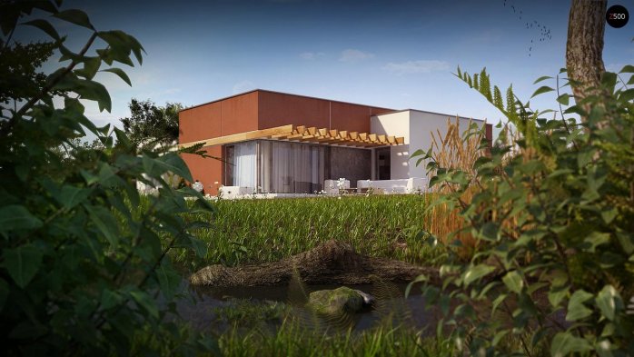 Проект дома Ux101 - 5 Одноэтажные дома в Киеве