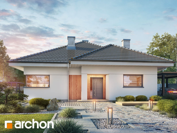 Проект дома Дом в ренклодах 4 - 1 Одноэтажные дома в Киеве