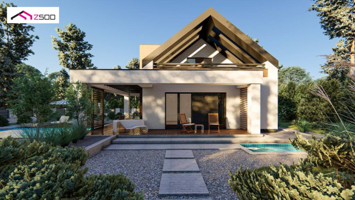 Проект дома U422 - 5 С мансардным этажом дома в Киеве