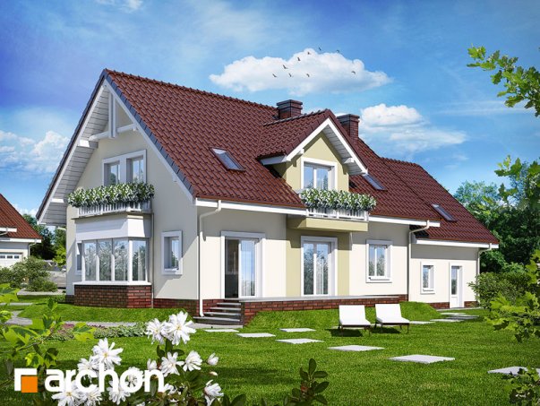 Проект дома Дом в каллах 2 (Г2) вер.2 - 2 С мансардным этажом дома в Киеве